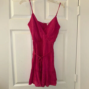 Francesca’s Pink Linen Dress!
